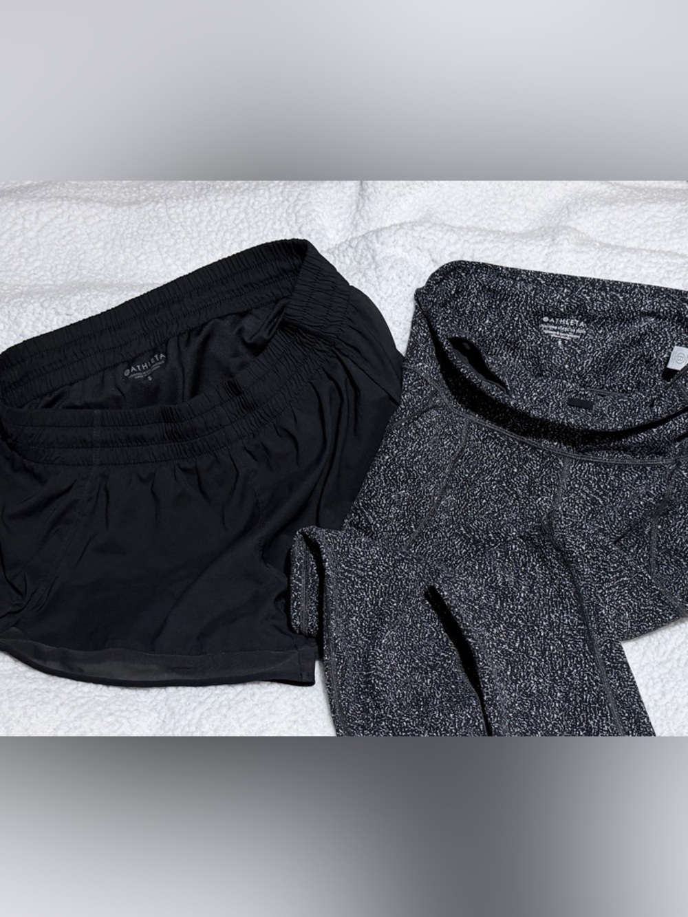 Athleta Set Women’s S Running Shorts + Leggings Athletic Workout Bundle